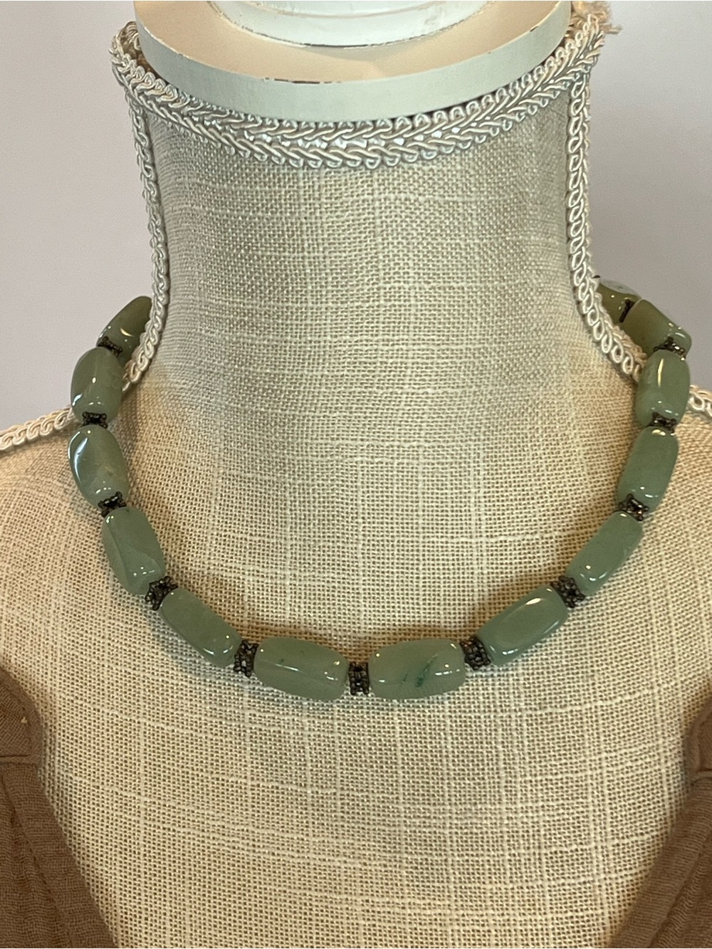 Green Chalcedony Necklace